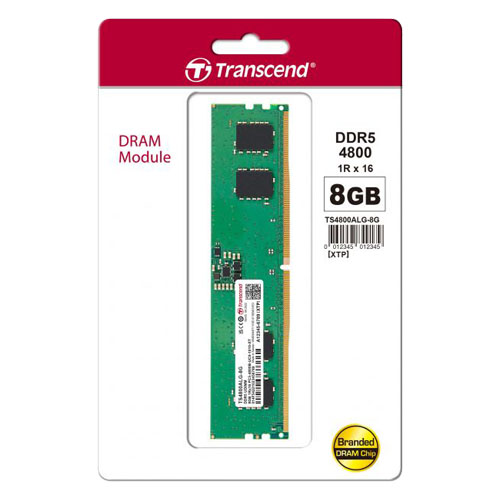 Transcend 8GB JM DDR5 4800MHz U-DIMM Desktop RAM Price in Bangladesh