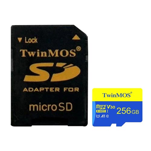 TwinMOS 256GB MicroSDXC UHS-I U3 Class 10 V30 Memory Card with Adapter Price in Bangladesh