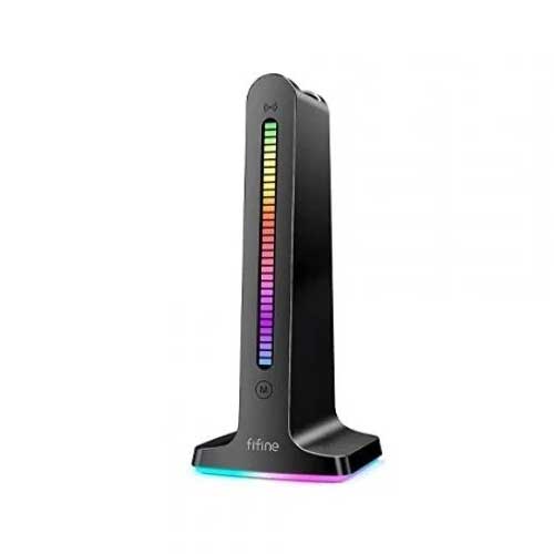 FIFINE Ampligame S3 RGB Headphone Stand with Built-in Power Strip & USB Holder Price in Bangladesh