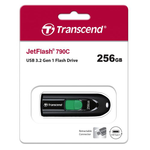 Transcend Jet Flash 790C 256GB USB Type-C 3.2 Gen 1 Pen Drive Price in Bangladesh