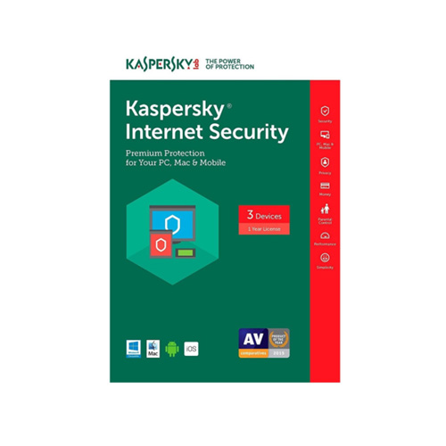 Kaspersky Internet Security Three User one year Price in Bangladesh