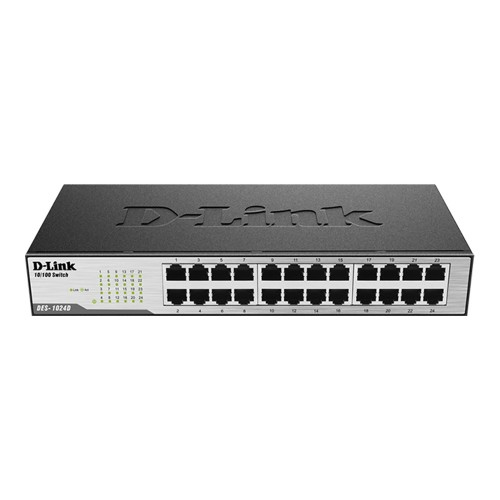 D-Link DES-1024D 24 Port 10/100Mbps Unmanaged Rackmount Switch Price in Dhaka, Bangladesh
