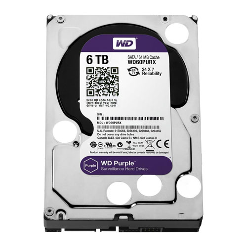 Western Digital WD60PURX 6TB Purple Surveillance HDD Price in Bangladesh