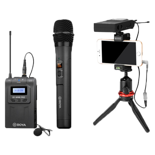 Boya BY-WM8 PRO-K4 UHF Dual-Channel Wireless Microphone System Price in Bangladesh