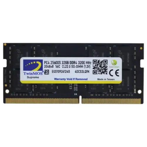 TwinMOS 16GB 3200MHz DDR4 SO-DIMM Laptop RAM Price in Bangladesh