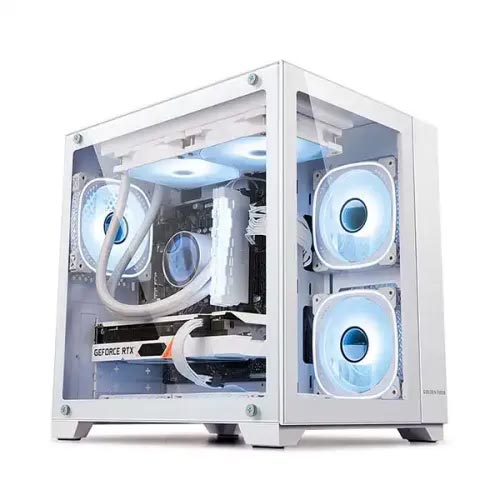Golden Field Seaview M360 White Mini Tower Micro-ATX Gaming Case Price in Bangladesh