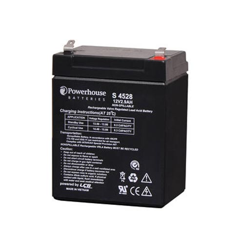 PowerHouse S4528 12V 2.9Ah 4.8mm/F1 Sealed Lead Acid Battery in Bangladesh