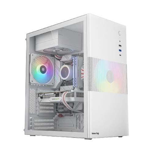 Value Top T863W ARGB Mini Tower Case with Standard PSU Price in Bangladesh