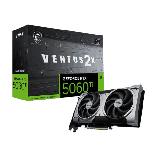 MSI GeForce RTX 5060 Ti 8G VENTUS 2X PLUS GDDR7 Graphics Card Price in Bangladesh