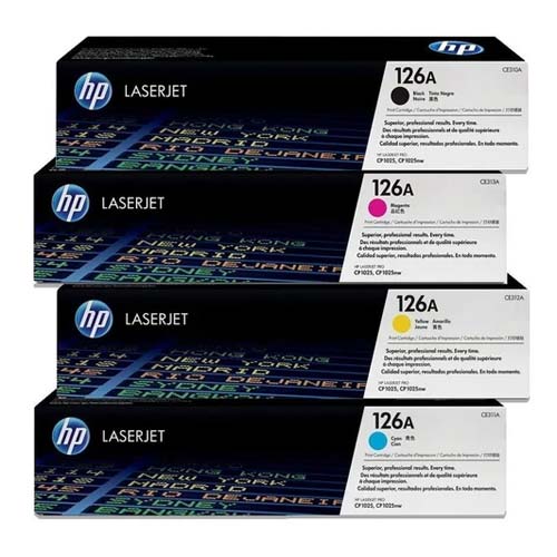 HP 126A CMYK Full Set Original Toner Cartridge Price in Bangladesh