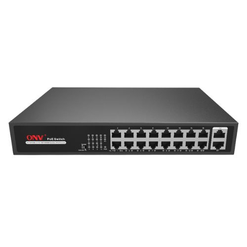 ONV H1016PLS 2 Gigabit Up Link 16 Port PoE Switch Price in Bangladesh