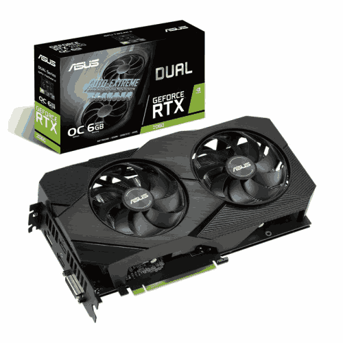 ASUS Dual GeForce RTX 2060 EVO OC Edition 6GB GDDR6 Graphics Card Price in Bangladesh