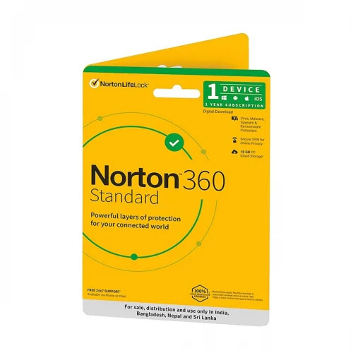 Norton 360 Standard Total Security Singel User One year Price in Bangladesh
