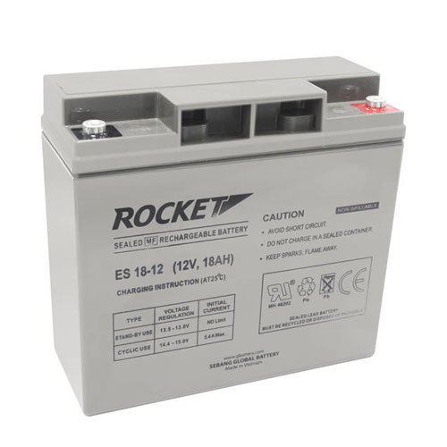 Rocket ES 18-12 (12V-18AH) Sealed Rechargeable Battery Price in Bangladesh