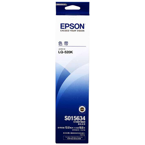 Epson S015634 Black Ribbon Cartridge