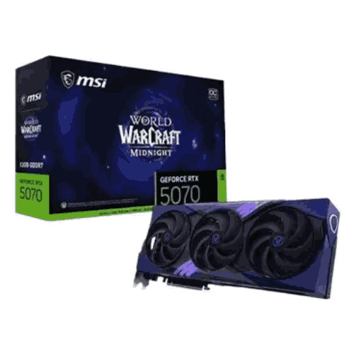 MSI GeForce RTX 5070 12G World of Warcraft MIDNIGHT VOID EDITION OC Graphics Card Price in Bangladesh
