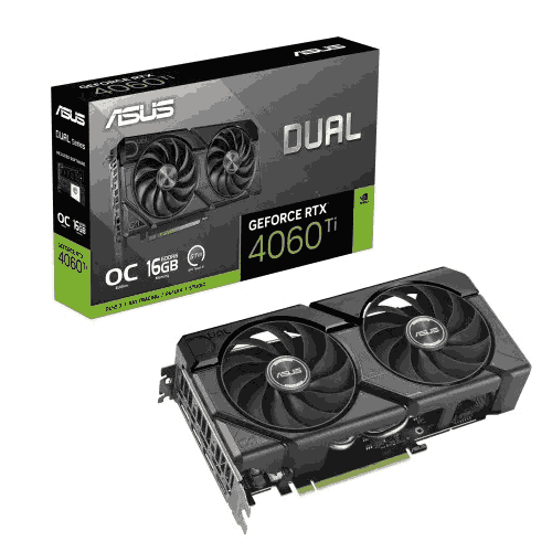 ASUS Dual GeForce RTX 4060 Ti EVO OC Edition 16GB GDDR6 Graphics Card Price in Bangladesh