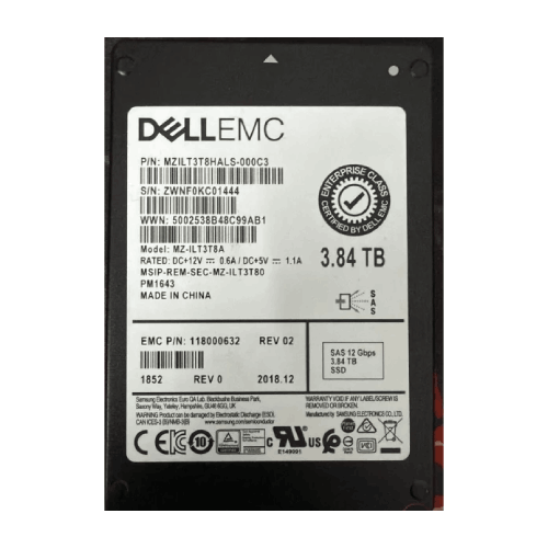 Dell EMC MZ-ILT3T8A 3.84TB 12Gbps SAS SSD Price in Bangladesh