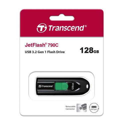 Transcend Jet Flash 128GB 790C USB Type-C 3.2 Gen 1 Flash Drive Price in Bangladesh
