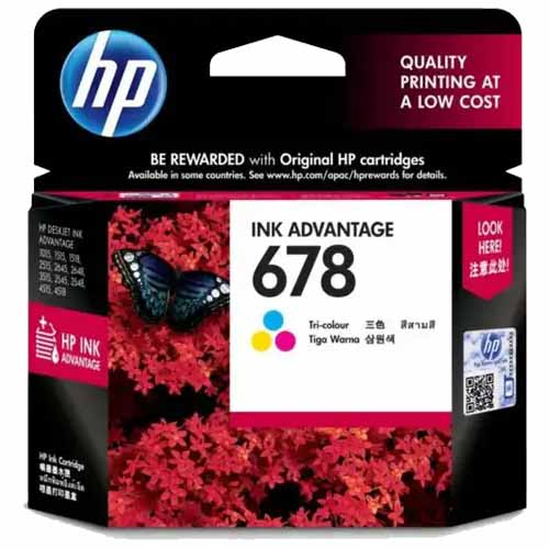 HP 678 Tri-color Original Ink Advantage Cartridge