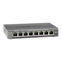 Netgear GS108E 8-Port Gigabit Plus Managed Desktop Switch