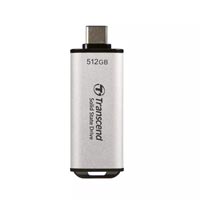 TRANSCEND ESD300S 512GB Type-C Silver Portable SSD