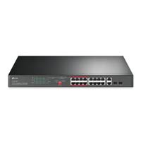 TP-Link TL-SL1218MP 16-Port 10/100 Mbps + 2-Port Gigabit Rackmount Switch with 16-Port PoE+ in Bangladesh