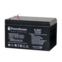 PowerHouse S4547 12V-12Ah 4.8mm/F1 Sealed Lead Acid Gel Battery