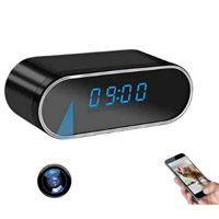 Wifi Table Clock Night Vision Camera
