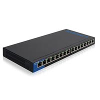Linksys LGS116 Gigabit Ethernet Unmanaged 16-Port Network Switch