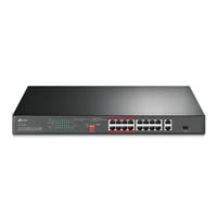 TP-Link TL-SL1218P 16-Port 10/100 Mbps + 2-Port Gigabit Rackmount Switch with 16-Port PoE+ in Bangladesh