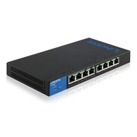 Linksys LGS108P Gigabit PoE+ Unmanaged 8-Port Network Switch