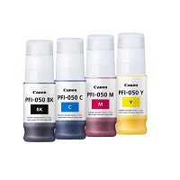 Canon PFI-050 CMYBK Full Set Refill Ink Bottle