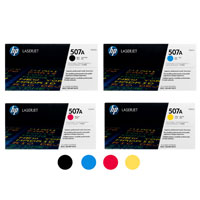 HP 507A CMYK Full Set Original Toner Cartridge