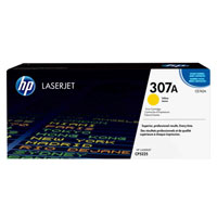 HP 307A Yellow Original Toner Cartridge, CE742A
