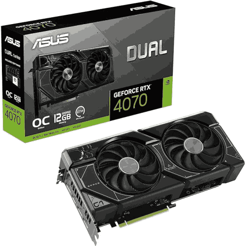 ASUS Dual GeForce RTX 4070 OC Edition 12GB GDDR6X Graphics Card Price in Bangladesh