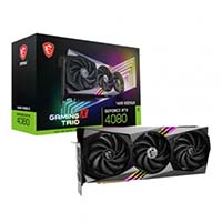 MSI GeForce RTX 4080 GAMING X TRIO 16GB GDDR6X Graphics Card