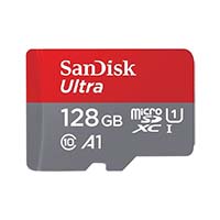 SanDisk Ultra 128GB Class 10 SDHC Micro SD Card