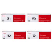Canon 054 CMYK Full Set Toner Cartridge