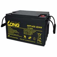 Long WPL65-12ARN 12V-65Ah Rechargeable Sealed Lead Acid Battery