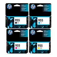 HP 955 CMYK Full Set 4 Color Original Ink Cartridge for HP OfficeJet Pro Printer
