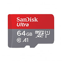 SanDisk Ultra 64GB Class 10 SDHC Micro SD Card