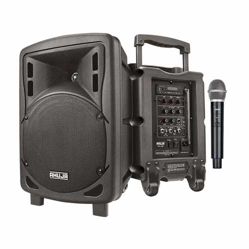 Ahuja BTA-550 30 Watt Bluetooth Black Portable PA Speaker with Wireless Mic