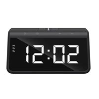 Havit W320 15W Black Wireless Charger with Alarm Clock & Ambient Light