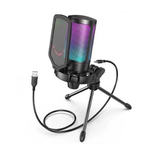 FIFINE A6V Gaming Black USB Microphone